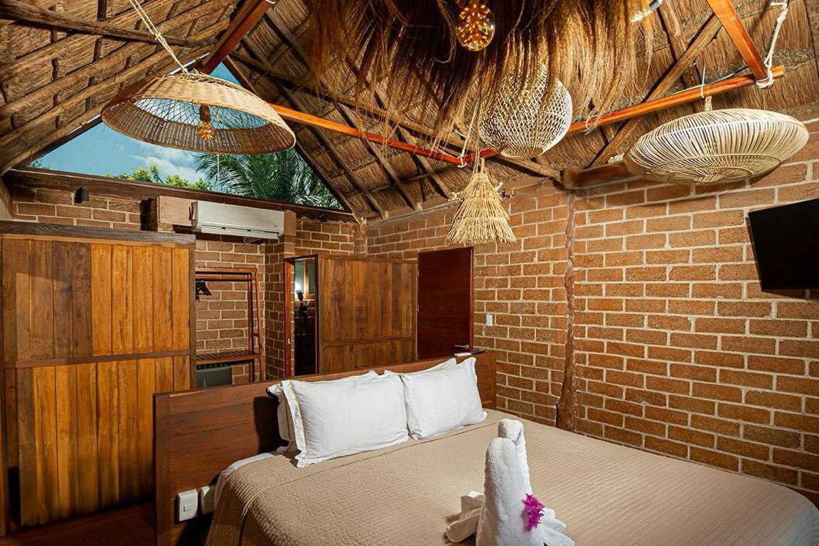 Kabanas & Beach Club Ojo De Agua Puerto Morelos Εξωτερικό φωτογραφία